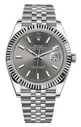Rolex Datejust Stainless Steel 41mm Jubilee Grey Index Dial - 126334 - New 2023