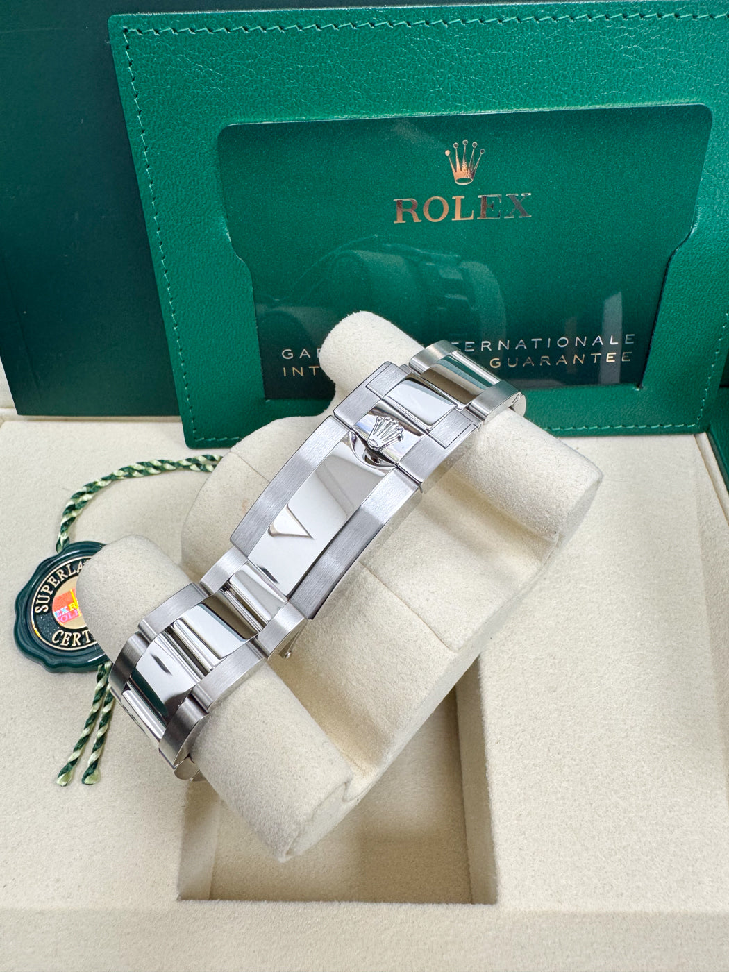 Rolex GMT-Master II "Lefty Sprite" 40mm Left-Handed Black Dial Green and Black Bezel Oyster Bracelet 126720VTNR – New 2025 / 2026