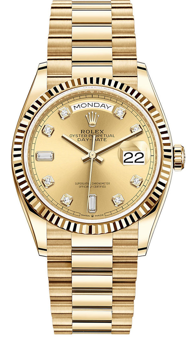 Rolex day date 36mm yellow gold sale