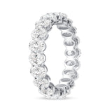 Oval Cut Diamond Eternity Band