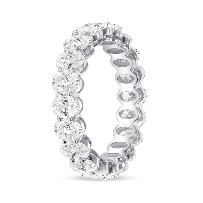 Oval Cut Diamond Eternity Band