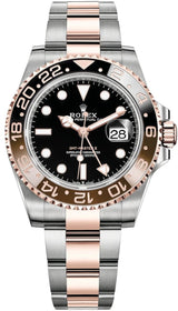 Rolex GMT-Master II 40mm Two-Tone Everose "Rootbeer" - 126711CHNR - Brand New 2024