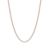 10 Carat Diamond Tennis Necklace - Round Diamonds