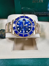 Rolex Submariner 41mm Yellow Gold Blue Dial Blue Bezel - 126618LB - New 2025