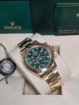 Rolex Cosmograph Daytona 40mm Yellow Gold Green Dial “John Mayer” - 116508 - Brand New 2023