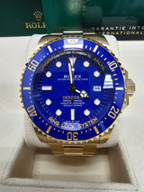 Rolex Deepsea 44mm Yellow Gold Blue Dial - 136668LB - New 2025