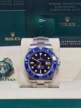 Rolex Submariner 41mm White Gold Black Dial Blue Bezel "Cookie Monster" - 126619LB - New 2025