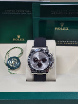 Rolex Cosmograph Daytona 40mm White Gold Grey "Ghost" Dial Oysterflex - 126519LN - Brand New 2024