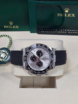 Rolex Cosmograph Daytona 40mm White Gold Grey "Ghost" Dial Oysterflex - 126519LN - New 2024