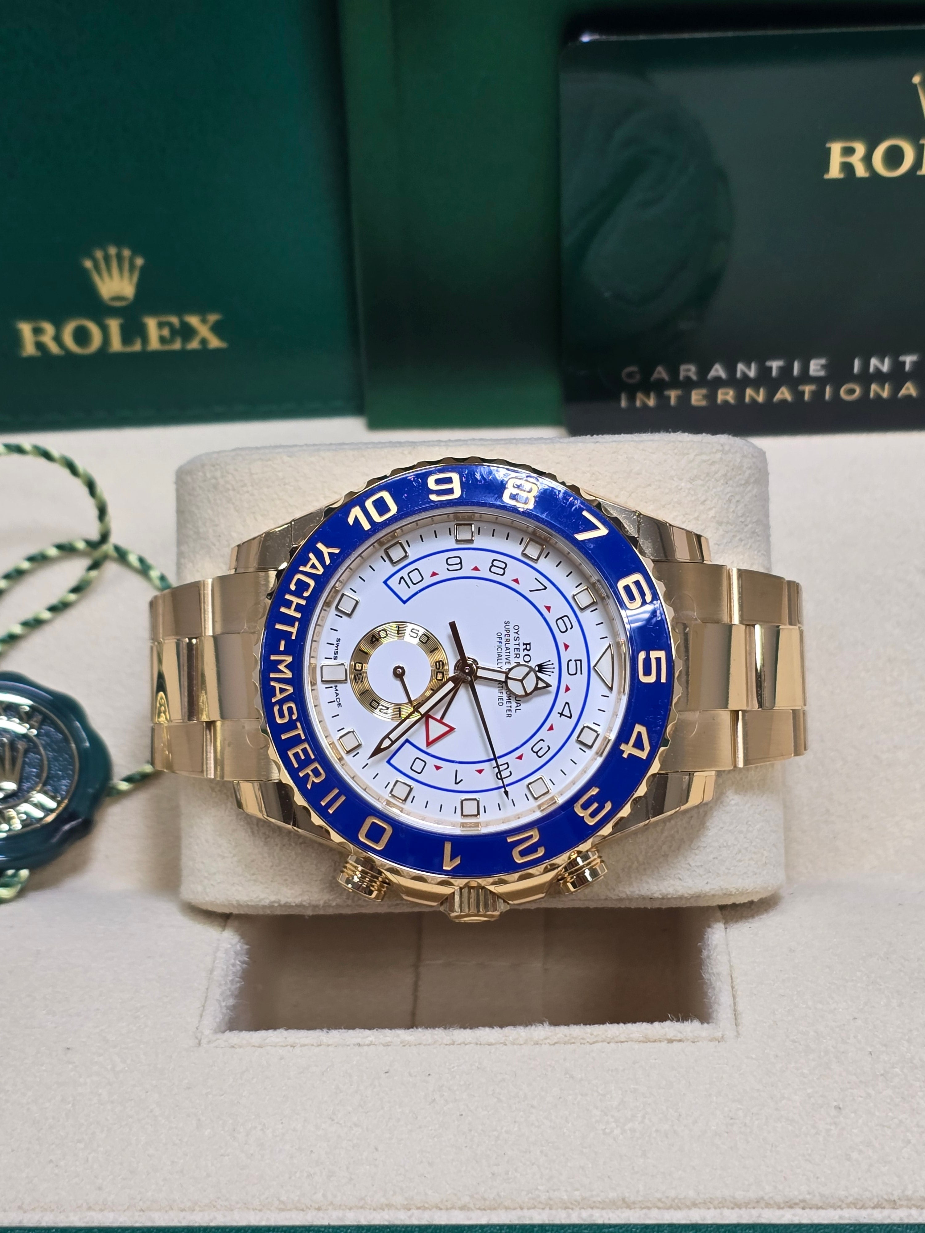 Rolex Yacht-Master II 44mm Yellow Gold - 116688 - Mint 2023