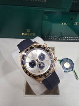 Rolex Cosmograph Daytona 40mm Yellow Gold Ceramic Bezel Champagne and Black "YML/Pikachu" Dial Oysterflex - 126518LN - New 2024