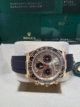 Rolex Cosmograph Daytona 40mm Yellow Gold Ceramic Bezel Champagne and Black "YML/Pikachu" Dial Oysterflex - 126518LN - New 2024