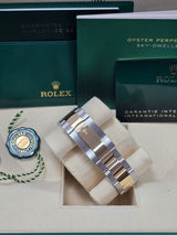 Rolex Sky-Dweller 42mm Two-Tone Yellow Gold Champagne Dial Jubilee - 336933 - New 2024