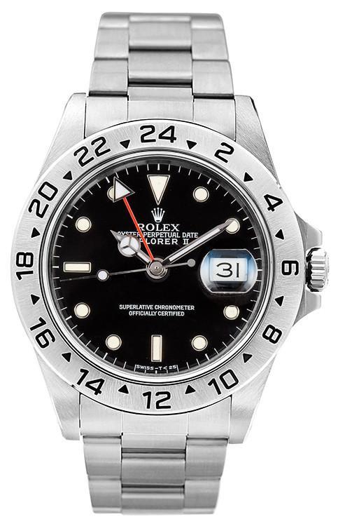 Rolex Explorer II Stainless Steel Black Dial 16570