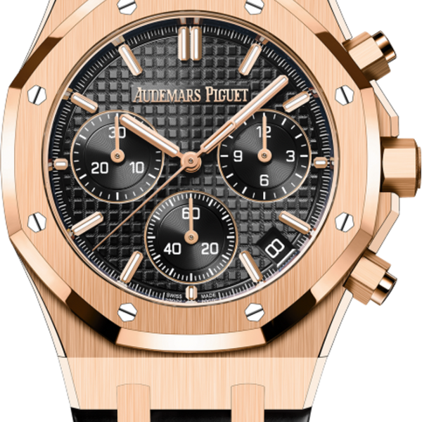 Audemars Piguet Royal Oak 26240OR.OO.D002CR.02 Rose Gold Black Chrono Gamzo Co