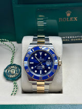 Rolex Submariner 41mm Two-Tone Yellow Gold Blue Dial Blue Bezel "Bluesy" - 126613LB - New 2025