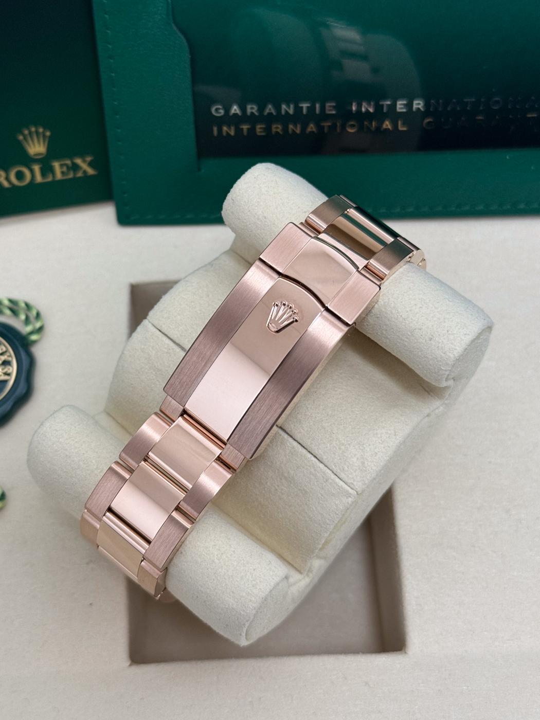 Rolex Sky-Dweller 42mm Rose Gold Blue Dial Oyster Bracelet 336935 – Ne
