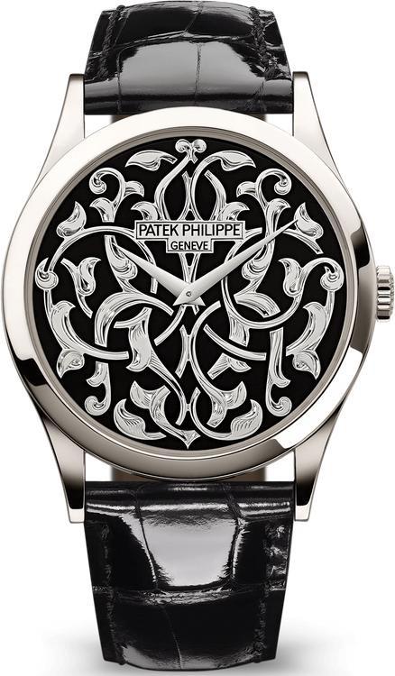 Patek Philippe Calatrava Platinum 37mm Black Dial - 5088/100P-001