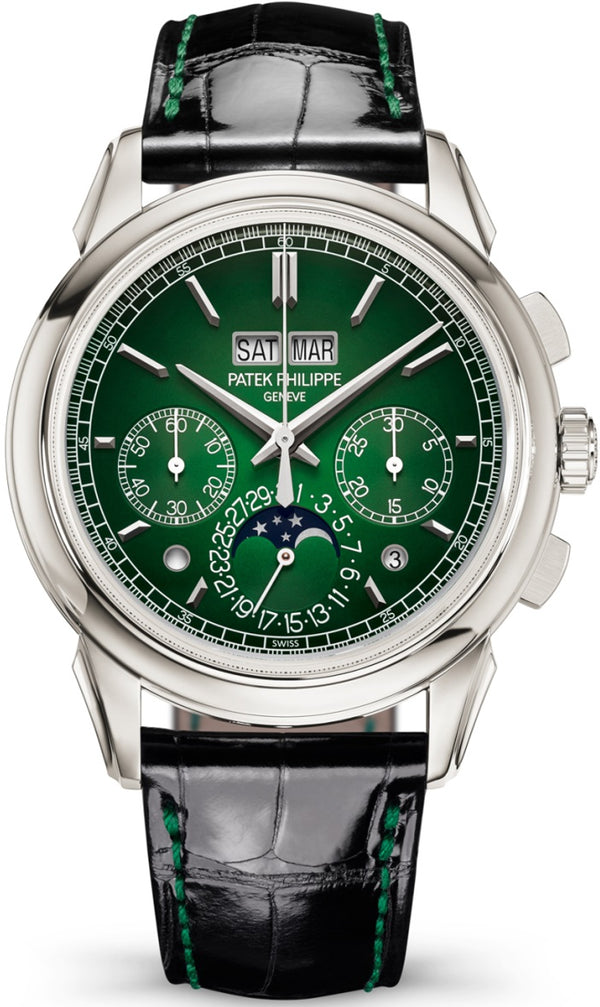 Patek Philippe Complications Chronograph Platinum Green Dial 5270P-014 - New 2024