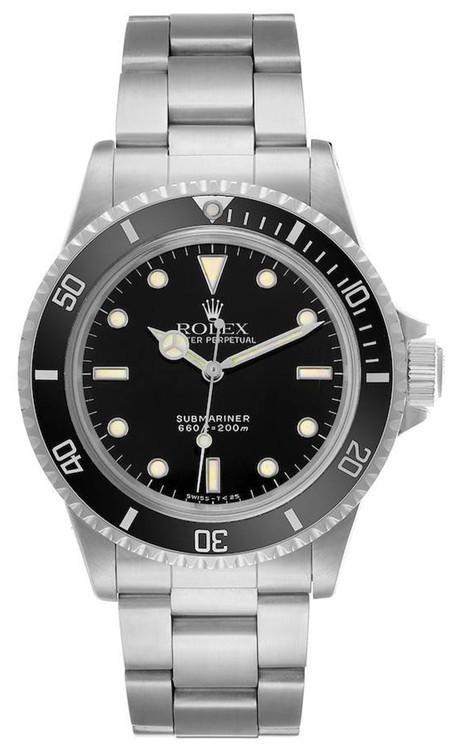Rolex Submariner Stainless Steel "No Date" Black Dial 40mm – 5513