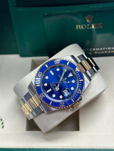 Rolex Submariner 41mm Two-Tone Yellow Gold Blue Dial Blue Bezel "Bluesy" - 126613LB - New 2025