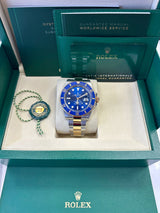 Rolex Submariner 41mm Two-Tone Yellow Gold Blue Dial Blue Bezel "Bluesy" - 126613LB - New 2025