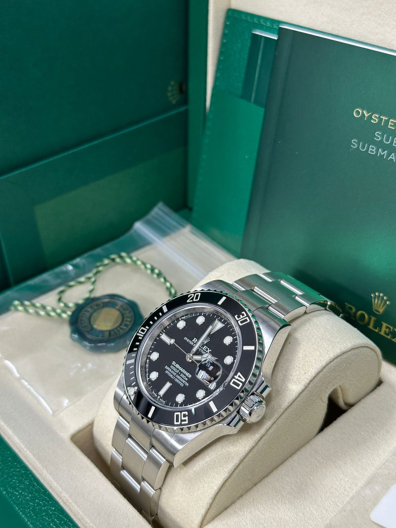 Rolex Submariner 41mm Date Stainless Steel Black Dial Black Bezel  - 126610LN - New 2025