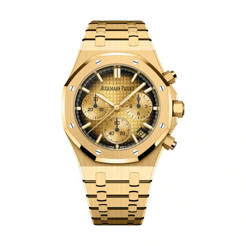 Audemars Piguet Royal Oak Chronograph Smoked Dial 41mm Yellow Gold 26240BA.OO.1320BA.02 - New 2024