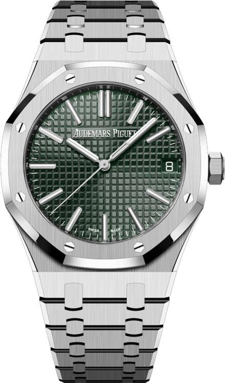 Audemars Piguet Royal Oak 41mm Green - 15510ST.OO.1320ST.06 - New 2025