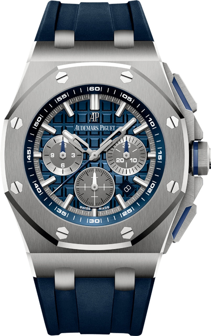 Audemars Piguet Royal Oak Offshore Blue Dial 42mm Blue Rubber Band