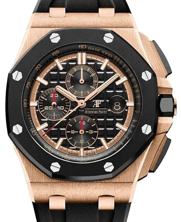 Audemars Piguet Royal Oak Offshore Chronograph 44mm Rose Gold Black Dial