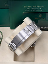 Back of Oyster Bracelet Showing Clasp and Rolex Crown Engraving – 126067