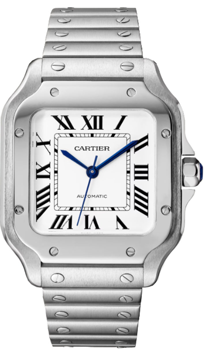 Cartier Santos Medium White Dial - WSSA0029 - New 2026