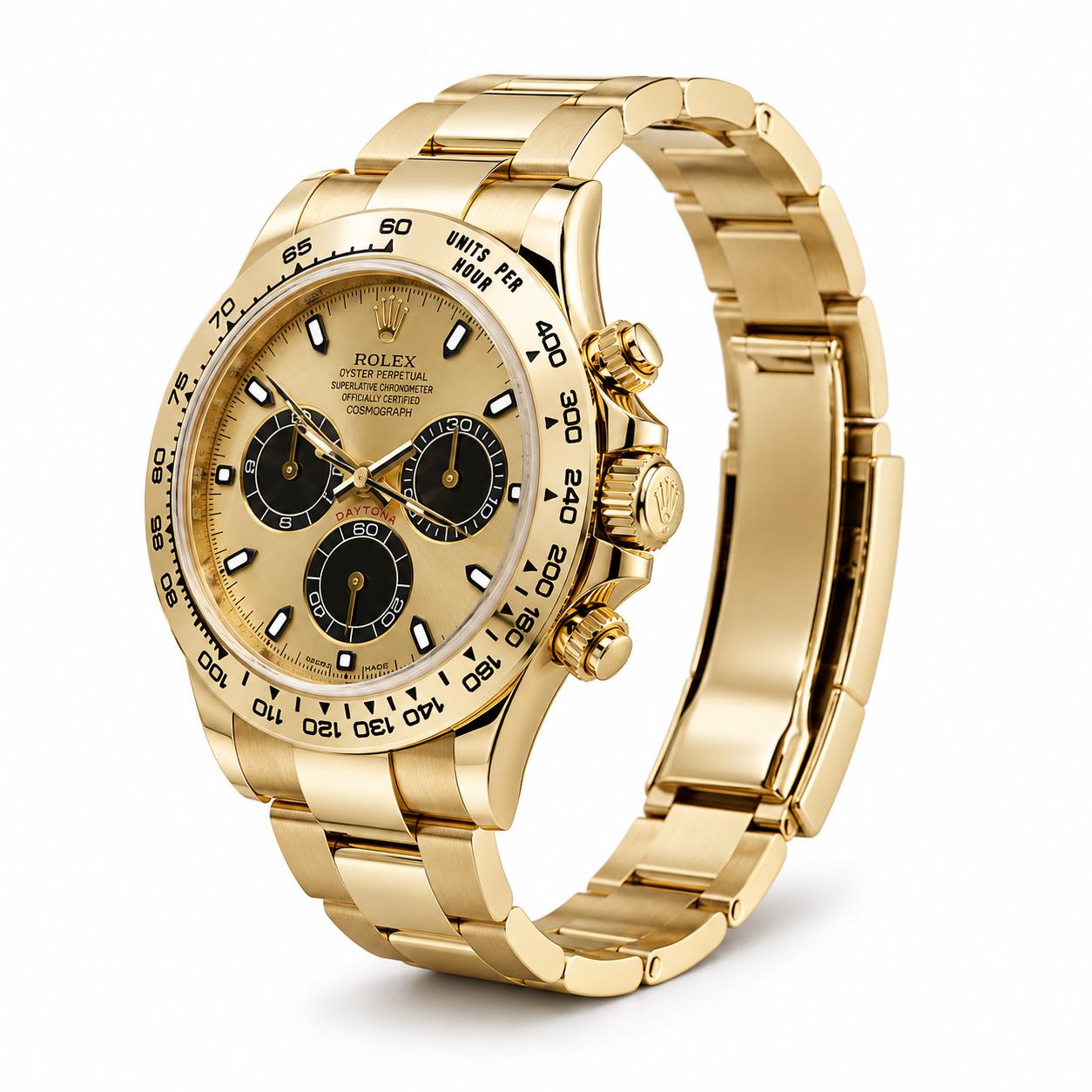 Rolex Daytona Yellow Gold Champagne Dial Oyster Bracelet 116508 - 2022