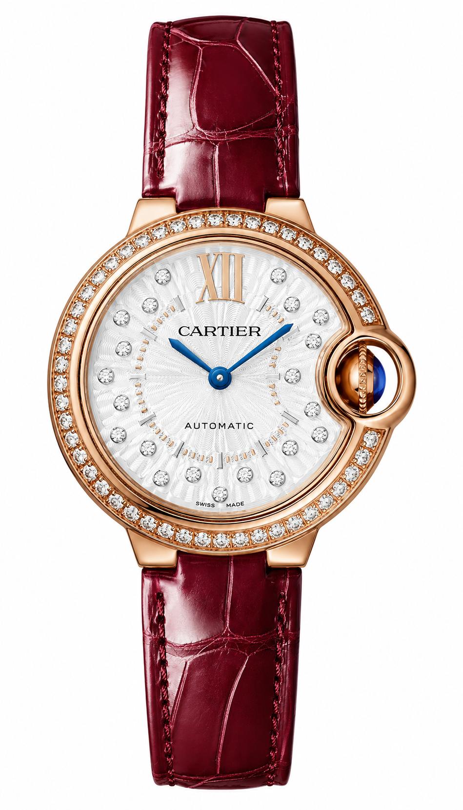 Cartier Ballon Bleu Small 33mm Silver and Diamonds Dial WJBB0080 - New 2026