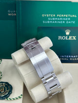 Close-Up of Triplock Crown and Green Bezel – Rolex Submariner 126610LV 2025