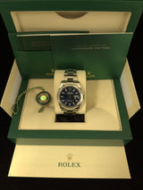 Rolex Datejust 41mm Smooth Bezel Blue Index Dial Oyster - 126300 - New 2024