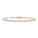 Rose Gold Diamond Bangle