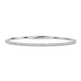 White Gold Diamond Bangle