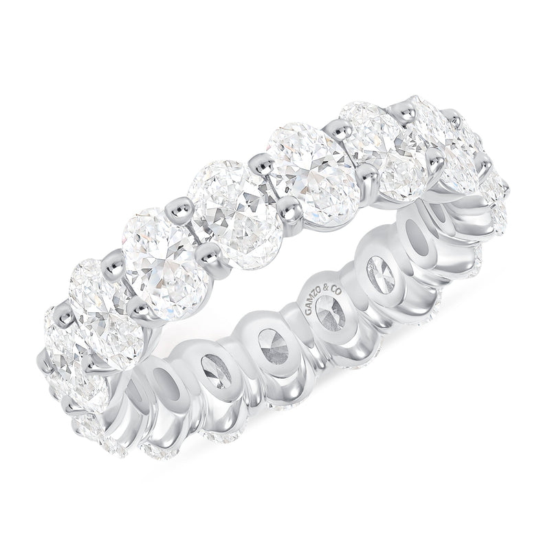 Oval Cut Diamond Eternity Band