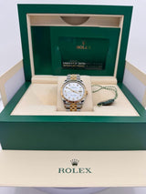 Rolex Lady Datejust 31mm Silver Diamond Dial Fluted Two-Tone Jubilee - 278273 - New 2024