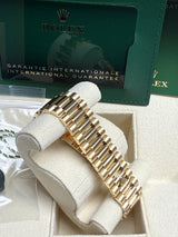 Rolex Day-Date "President" 40mm Yellow Gold Champagne Diamond Baguette Dial - 228238 - New 2024