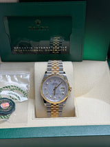 Rolex Datejust 36mm Two-Tone Yellow Gold Mother of Pearl Diamond Dial Jubilee - 126233 - New 2024