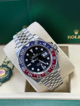 Rolex GMT-Master II 40mm Black Dial Blue/Red Bezel "Pepsi" Jubilee - 126710BLRO - New 2025