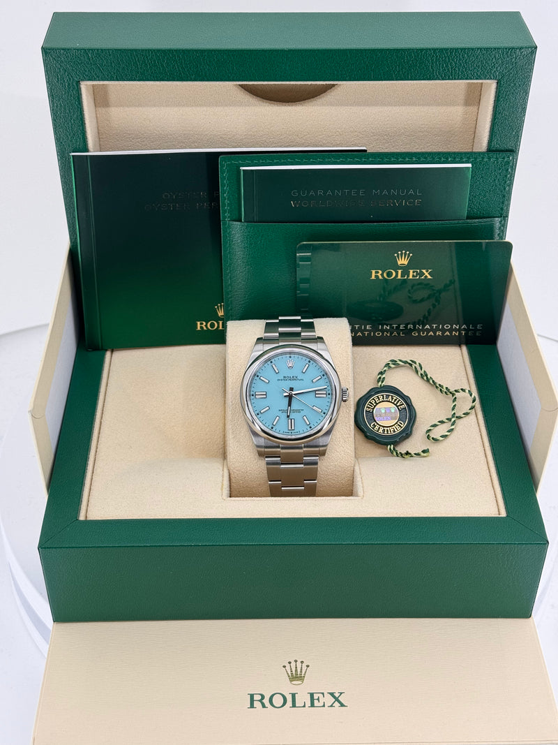 Rolex 126000 turquoise sale