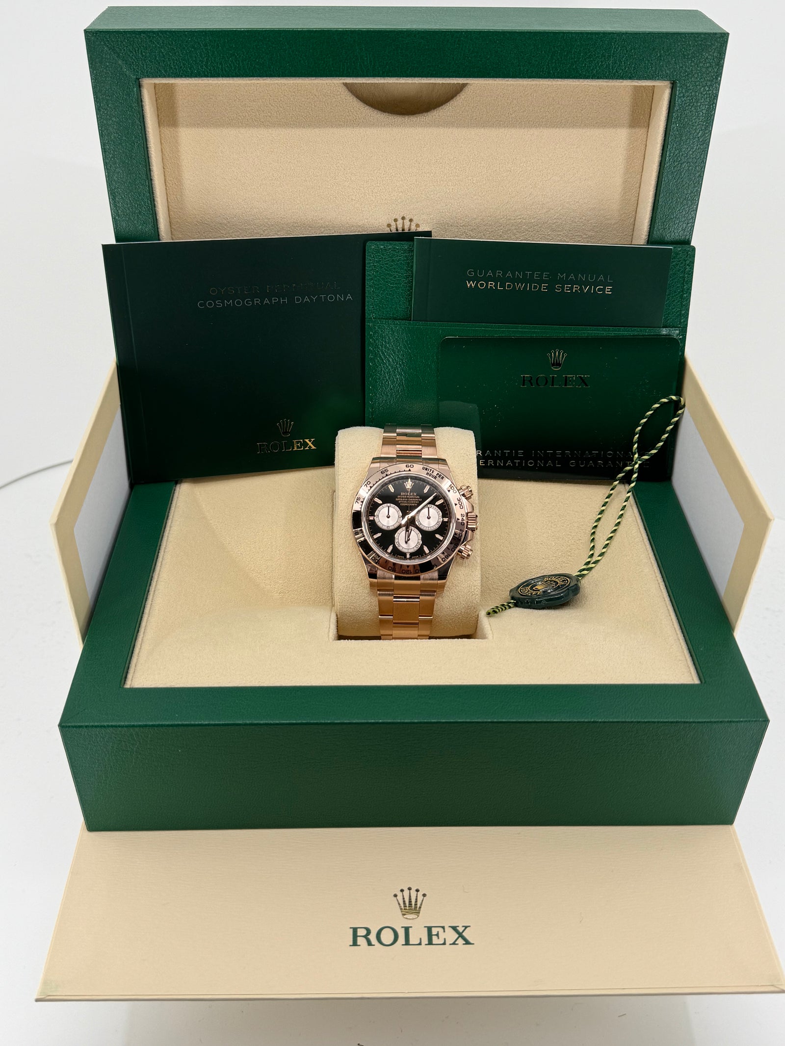Rolex Cosmograph Daytona 40mm Everose Gold Black Dial - 126505 