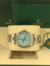 Rolex Oyster Perpetual 31mm Turquoise Blue Dial - 277200 - New 2025