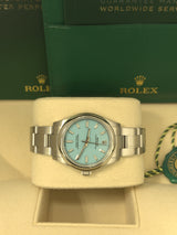 Rolex Oyster Perpetual 31mm Turquoise Blue Dial - 277200 - New 2025