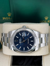 Rolex Datejust 41mm Smooth Bezel Blue Index Dial Oyster - 126300 - New 2024