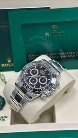 Rolex Cosmograph Daytona 40mm Ceramic Bezel Black Dial - 126500LN - New 2025